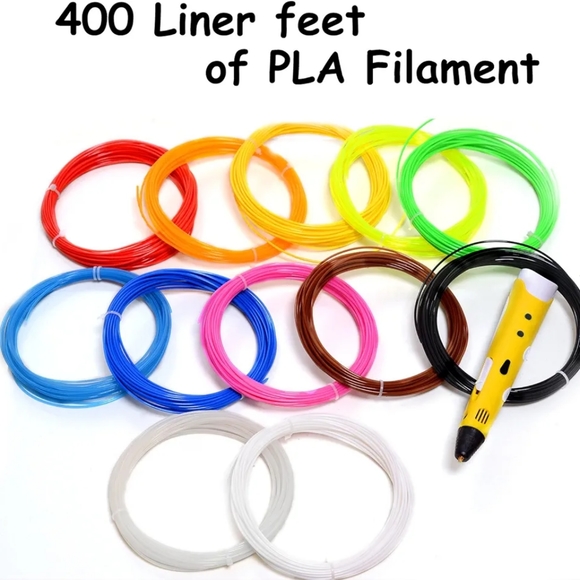 3D Printing Pen (Pink) + Reg. & Glow Filaments, Used Once - Picture 12 of 16